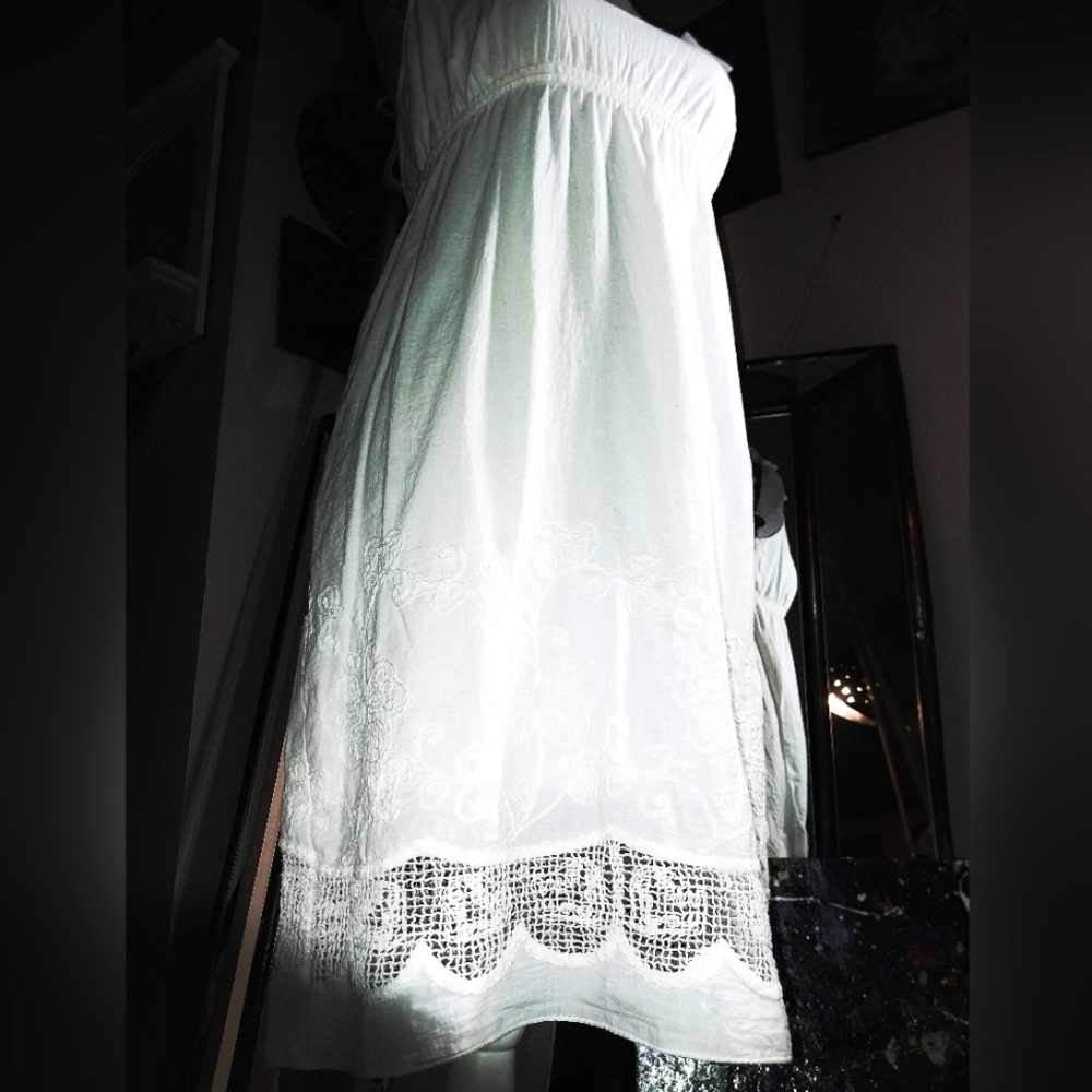 Beautiful white lacy sundress